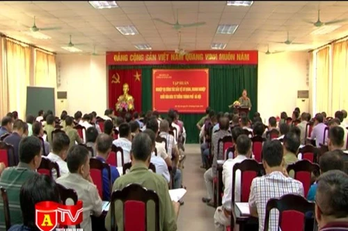 Tập huấn nghiệp vụ công tác bảo vệ cơ quan, doanh nghiệp