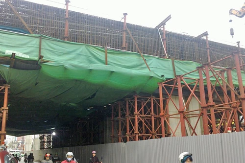 Thi công các công trình đường sắt đô thị: Không an toàn, không cấp phép