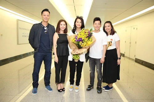 Nữ diễn viên Hong Kong Hồ Hạnh Nhi và chồng đã có mặt tại Việt Nam