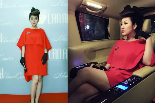 MC Kim Trang rạng ngời đi dự sự kiện