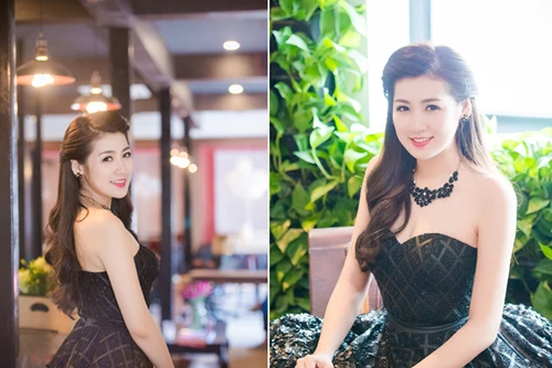 Á hậu Dương Tú Anh vai trần gợi cảm dự sự kiện