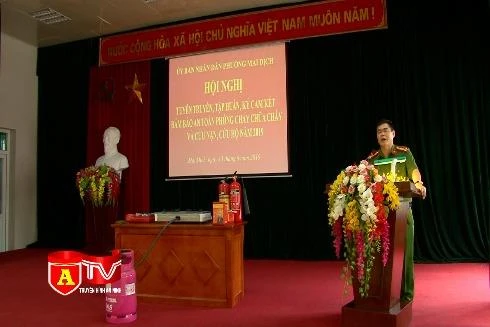 Gần 300 cơ sở kinh doanh trên địa bàn phường Mai Dịch được tập huấn PCCC