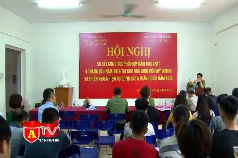 Đảm bảo tốt ANTT tại khu nhà ở sinh viên Mỹ Đình 2