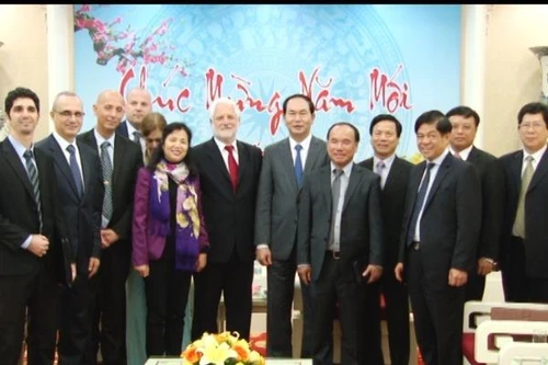 Bộ trưởng Bộ Công an Trần Đại Quang tiếp đoàn đại biểu Bộ Quốc phòng Israel