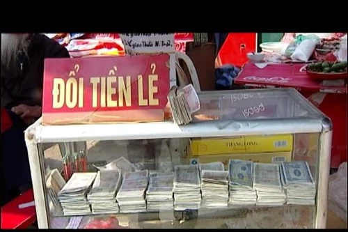 Ngăn chặn tình trạng đổi tiền lẻ tại các lễ hội