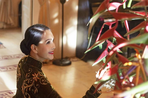 Ở tuổi U60, Diễm My vẫn đầy xuất thần khi làm người mẫu ảnh