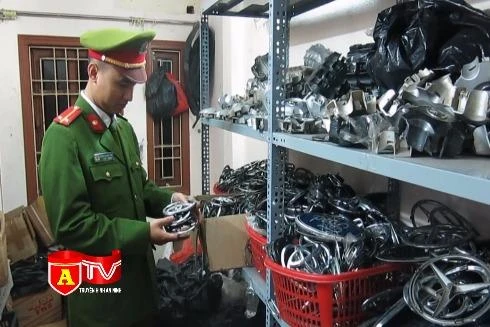 Khám phá thành công chuyên án trộm cắp phụ tùng ô tô