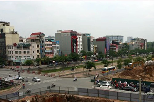 Phân luồng giao thông qua nút Bưởi