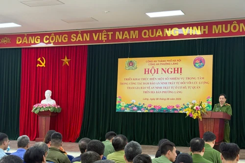 Trang bị kiến thức, kỹ năng nghiệp vụ cho lực lượng bảo vệ an ninh trật tự ở cơ sở