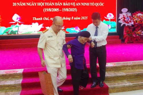 Công an xã Thanh Oai nỗ lực hoàn thành xuất sắc nhiệm vụ