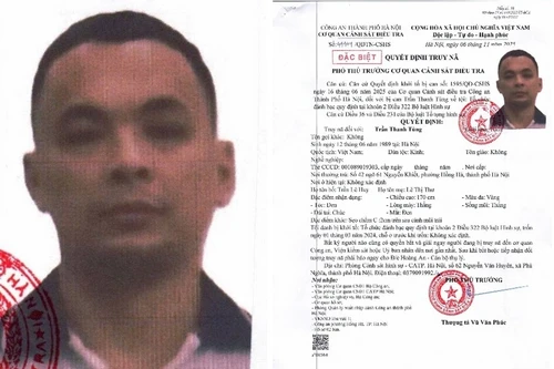 Truy nã đặc biệt đối tượng tổ chức đánh bạc qua mạng xã hội