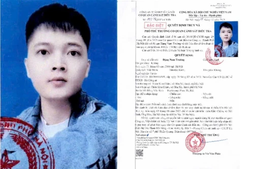 Công an Hà Nội truy nã đặc biệt đối tượng lừa đảo hỗ trợ cho vay tiền 