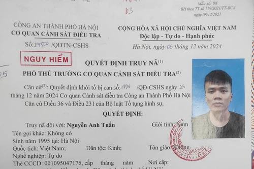 Cảnh sát hình sự truy tìm đối tượng gây rối trật tự công cộng