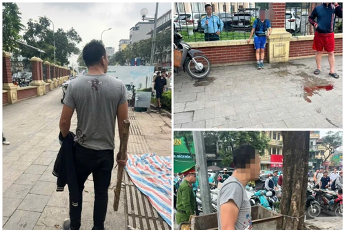 Khống chế đối tượng có biểu hiện tâm thần hành hung người đi đường