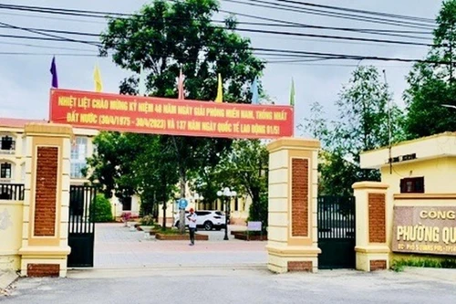 Bắt Phó Đội trưởng Đội kiểm tra quy tắc đô thị thành phố Thanh Hóa