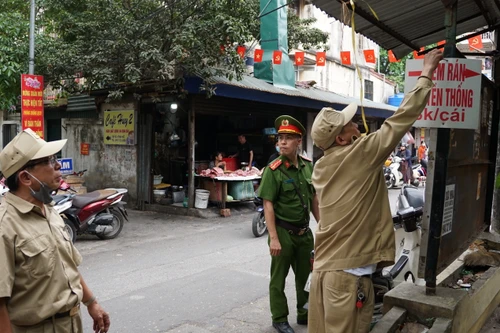 Xử lý triệt để các vi phạm về trật tự đô thị 