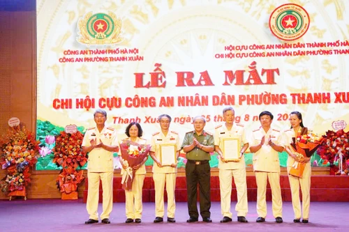 Ra mắt Chi hội cựu Công an nhân dân phường Thanh Xuân