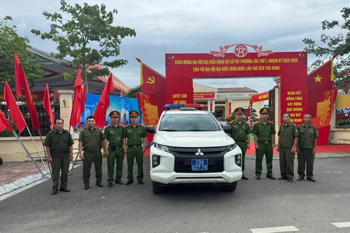 Bảo vệ an toàn Đại hội Đảng bộ xã Tây Phương