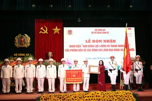 Ghi nhận những chiến công, thành tích đặc biệt xuất sắc của lực lượng bảo vệ các đồng chí lãnh đạo Đảng và Nhà nước