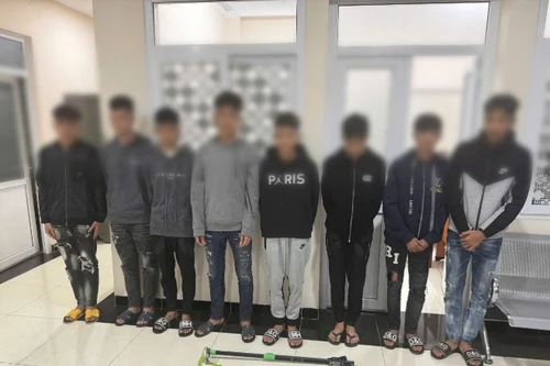 Bắt nhóm thanh, thiếu niên mang hung khí đánh nhau