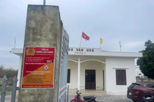 Công an Hải Phòng thông tin vụ người đàn ông phải trốn tại Nhà văn hóa Tổ dân phố Hoàng Động 2 trong đêm 