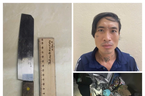 Gã đàn ông cầm dao chặn đường cướp xe máy của người cùng thôn