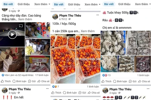 Livestream bán tràng trứng, chân gà đông lạnh, bị kiểm tra ra vi phạm