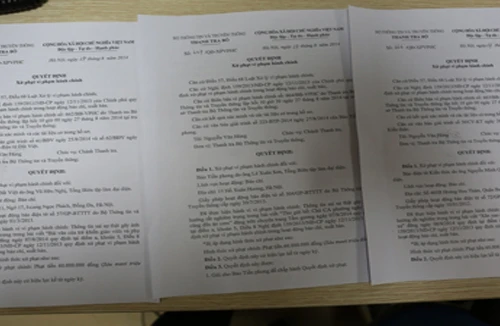 3 cơ quan báo chí bị xử phạt vì thông tin sai sự thật