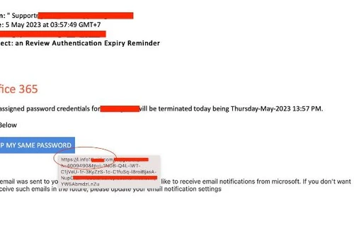 Cảnh báo lừa đảo qua đường link “chính chủ” ngân hàng Mỹ tại Việt Nam