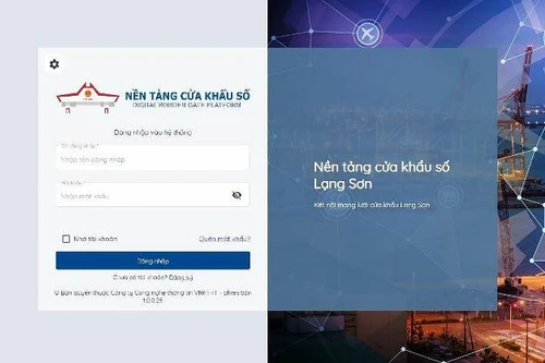 Tự động hóa kiểm tra, kiểm soát hoạt động xuất nhập khẩu hàng hóa tại cửa khẩu tỉnh Lạng Sơn