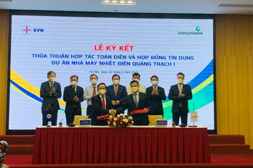 EVN và Vietcombank hợp tác đầu tư dự án nhà máy nhiệt điện Quảng Trạch I