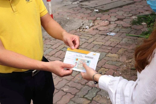 Phân vùng xanh- vàng- cam- đỏ để chuyển phát căn cước công dân