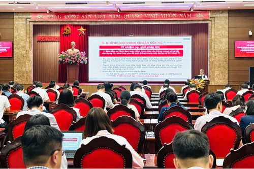 Hà Nội: Quán triệt Nghị quyết số 66-NQ/TW về xây dựng, thi hành pháp luật đến hơn 16.200 đại biểu