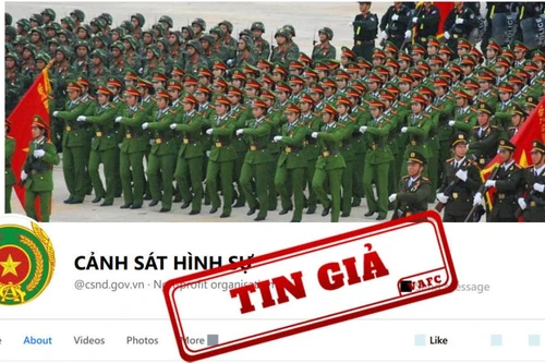 Phát hiện trang fanpage giả mạo kênh thông tin của Bộ Công an