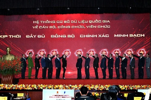 35 bộ, ngành, địa phương kết nối hệ thống Cơ sở dữ liệu quốc gia về cán bộ, công chức, viên chức