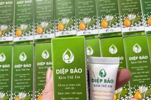 Khuyến cáo người tiêu dùng không mua sản phẩm "Diệp Bảo- Kem trẻ em"
