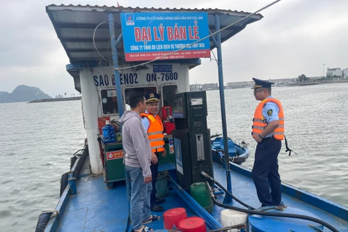 Xử phạt 50 triệu đồng cửa hàng bán xăng dầu trên biển