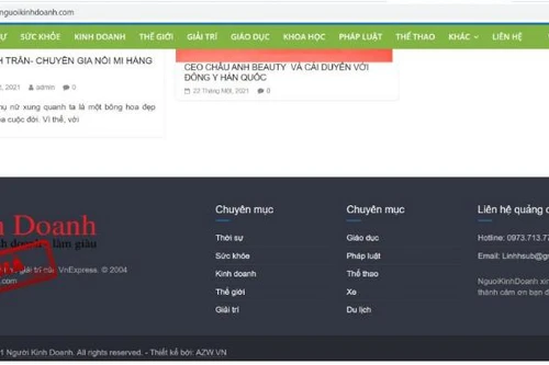 Phát hiện nhiều trang tin điện tử giả mạo trang báo