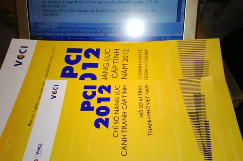 Đồng Tháp đứng đầu bảng xếp hạng PCI 2012