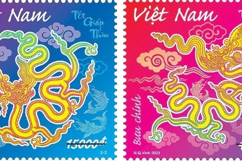 Phát hành bộ tem bưu chính "Tết Giáp Thìn" 2024