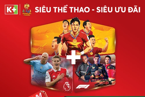 K+ chào đón SEA Games 32 với loạt thể thao, giải trí đặc sắc cùng ưu đãi khủng