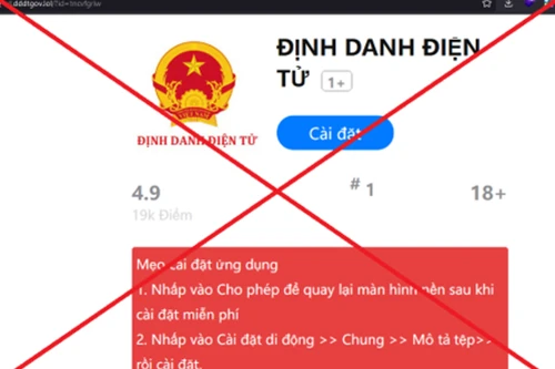 Mạo danh cơ quan chức năng yêu cầu cài đặt ứng dụng lạ