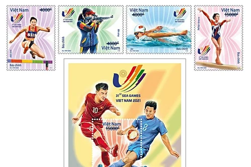 Phát hành bộ tem “Đại hội Thể thao Đông Nam Á lần thứ 31 - SEA Games 31”