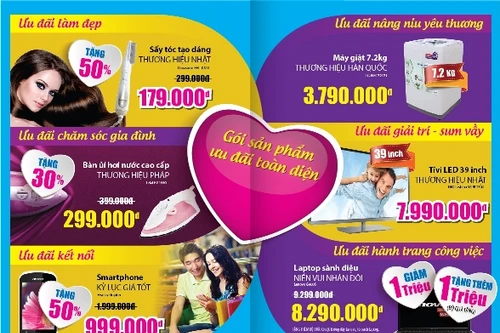 Nhiều ưu đãi dành riêng cho phái đẹp nhân ngày 20-10