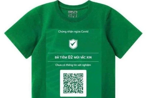 Set trang phục in mã QR “hot” nhất “chợ mạng”