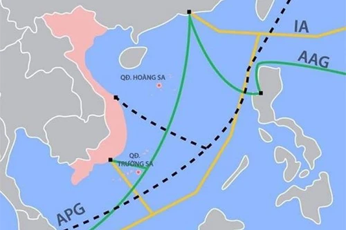 Cáp quang biển AAE-1 đang gặp sự cố, Internet đi quốc tế chập chờn