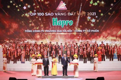 Vững vàng vượt đại dịch, Hapro được vinh danh giải thưởng “Sao Vàng đất Việt”