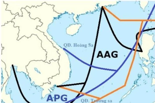 Hôm nay, một tuyến cáp quang biển được sửa chữa xong