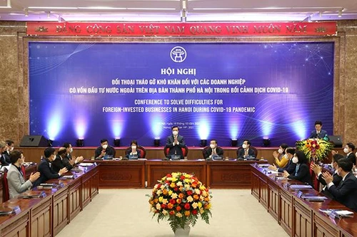 Hà Nội: Đối thoại, tháo gỡ khó khăn cho doanh nghiệp có vốn đầu tư nước ngoài
