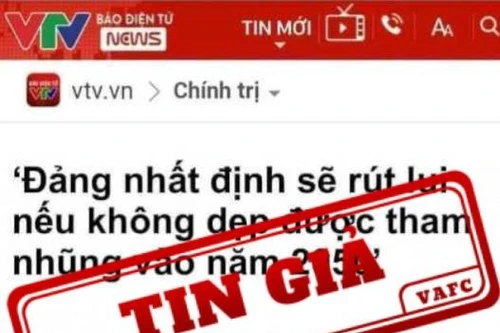 Báo điện tử VTV News bị sử dụng hình ảnh, đăng tin giả để xuyên tạc